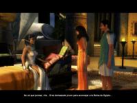 Thomas e Iris ante Cleopatra.