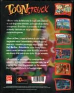 Tapa trasera de la caja de cartón.