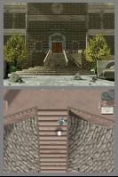 Los pájaros pían desde los árboles. La melodía, espectante, susurra hasta la entrada en la mansión.