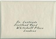 Sobre que contenía los documentos