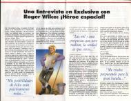 Entrevista a Roger Wilco dentro de la revista