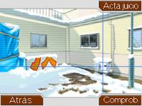 Una vez más deberemos buscar pistas por la escena del crimen con la ayuda de la pantalla táctil Una vez más deberemos buscar pistas por la escena del crimen con la ayuda de la pantalla táctil